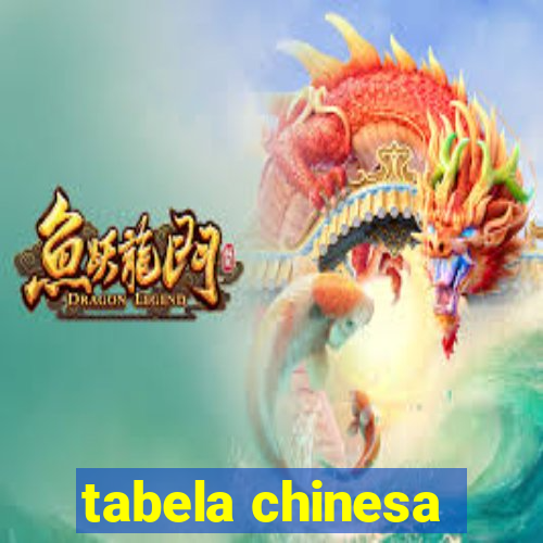 tabela chinesa